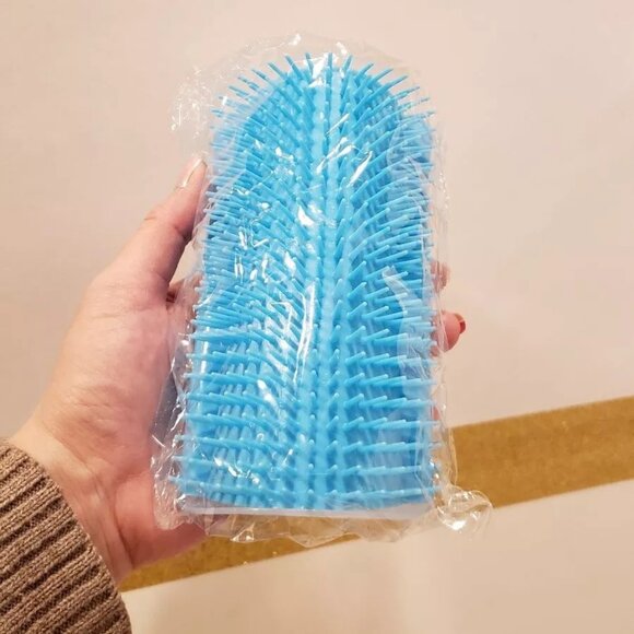 5 Pack Tall Style Cat Corner Combs Self Groomer Full Body Brushes Sky Blue - Picture 2 of 7